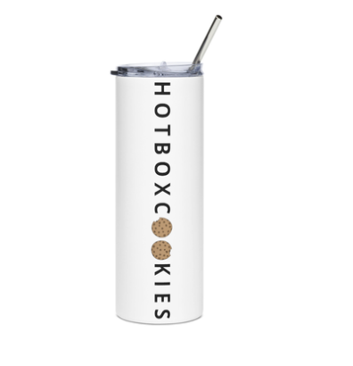 White Stainless Steel Tumbler