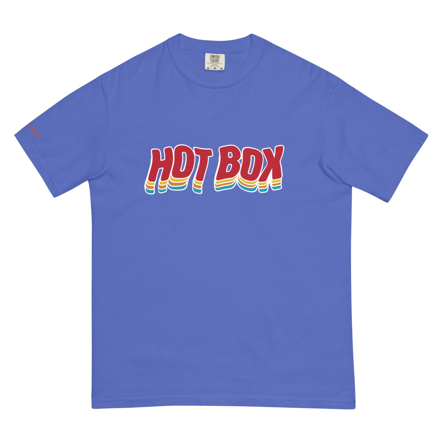 Rainbow Hot Box heavyweight t-shirt