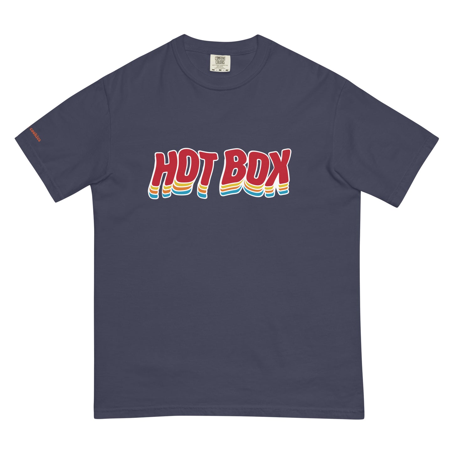Rainbow Hot Box heavyweight t-shirt