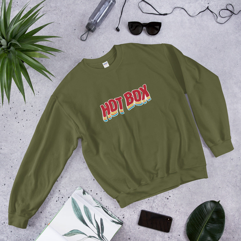 Rainbow Hot Box Unisex Sweatshirt