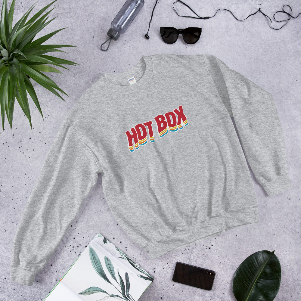 Rainbow Hot Box Unisex Sweatshirt